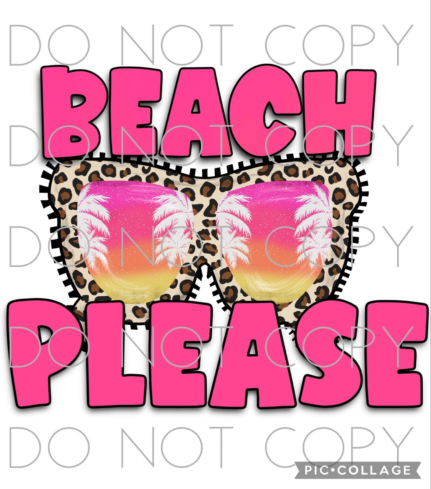 Beach Please with Sunglasses (Direct To Film)