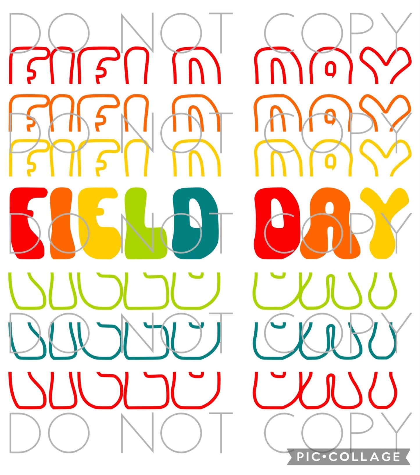 Field Day stacked (Direct To Film)