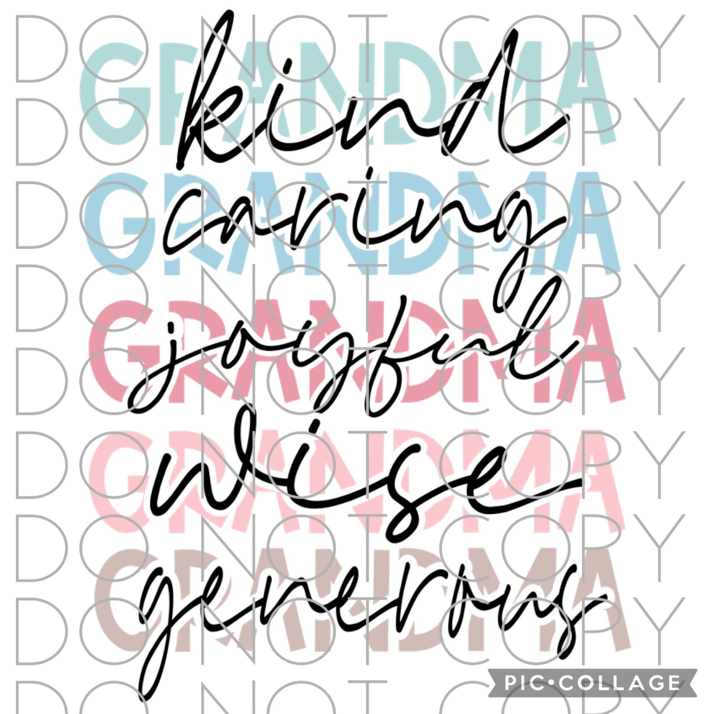 Grandma Kind Caring Joyful Wise Generous (Direct To Film)