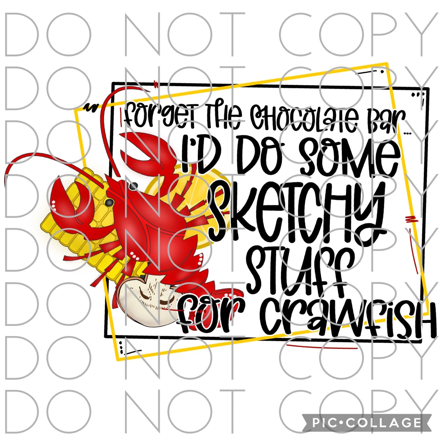 Forget the chocolate bar…sketchy stuff (Direct To Film)