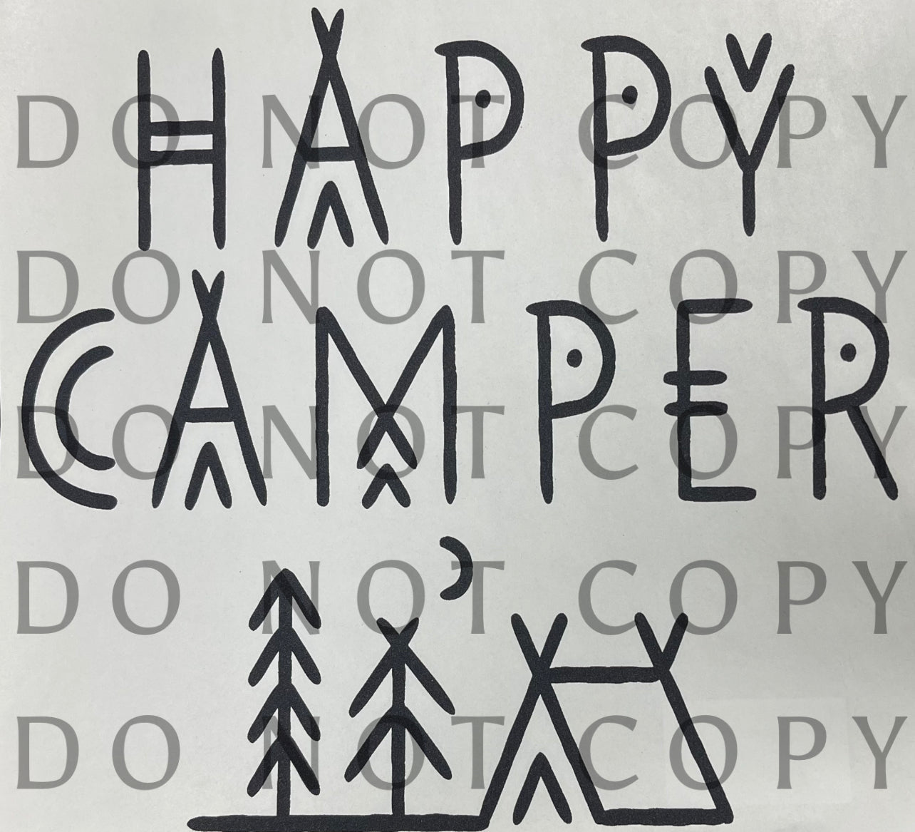 Happy Camper Single Color (Adult)