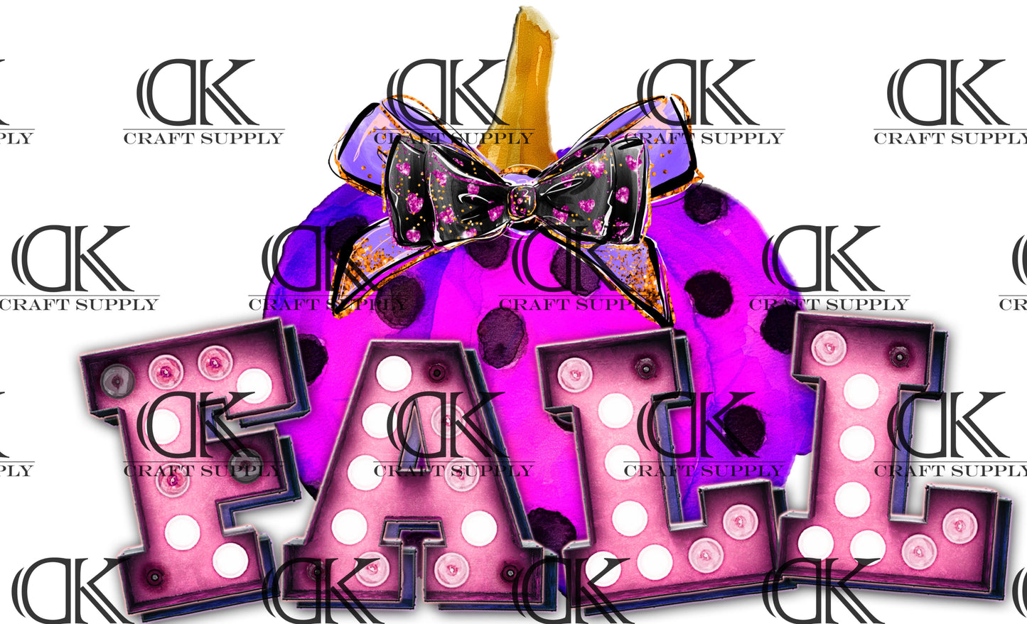 Fall Pink and Purple Pumpkin (Direct To Film)