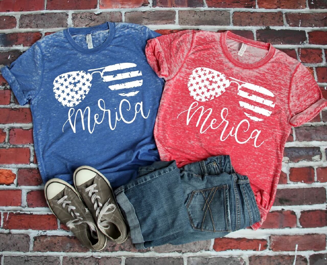 Merica Sunglasses Single Color (Adult and Youth)