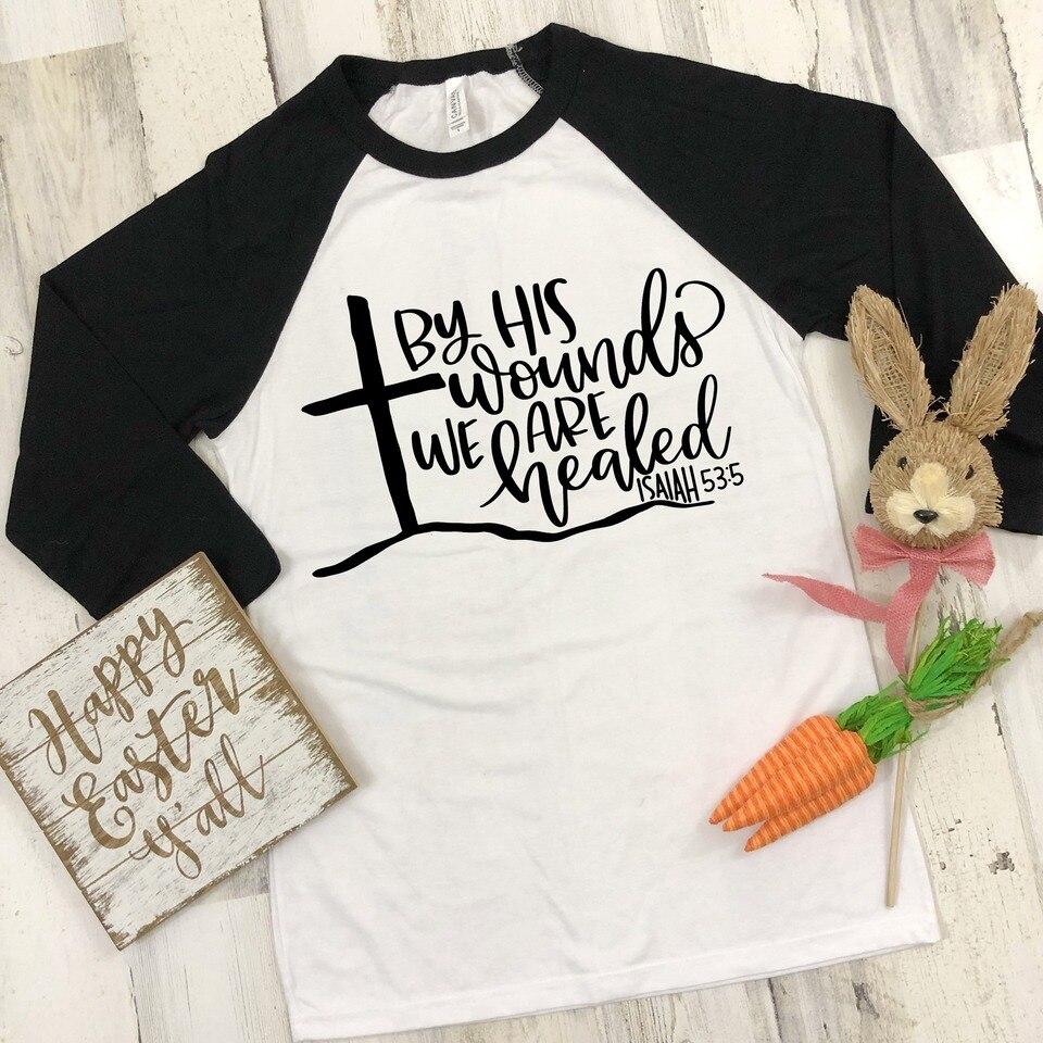 By his wounds we are healed Single Color (Adult)