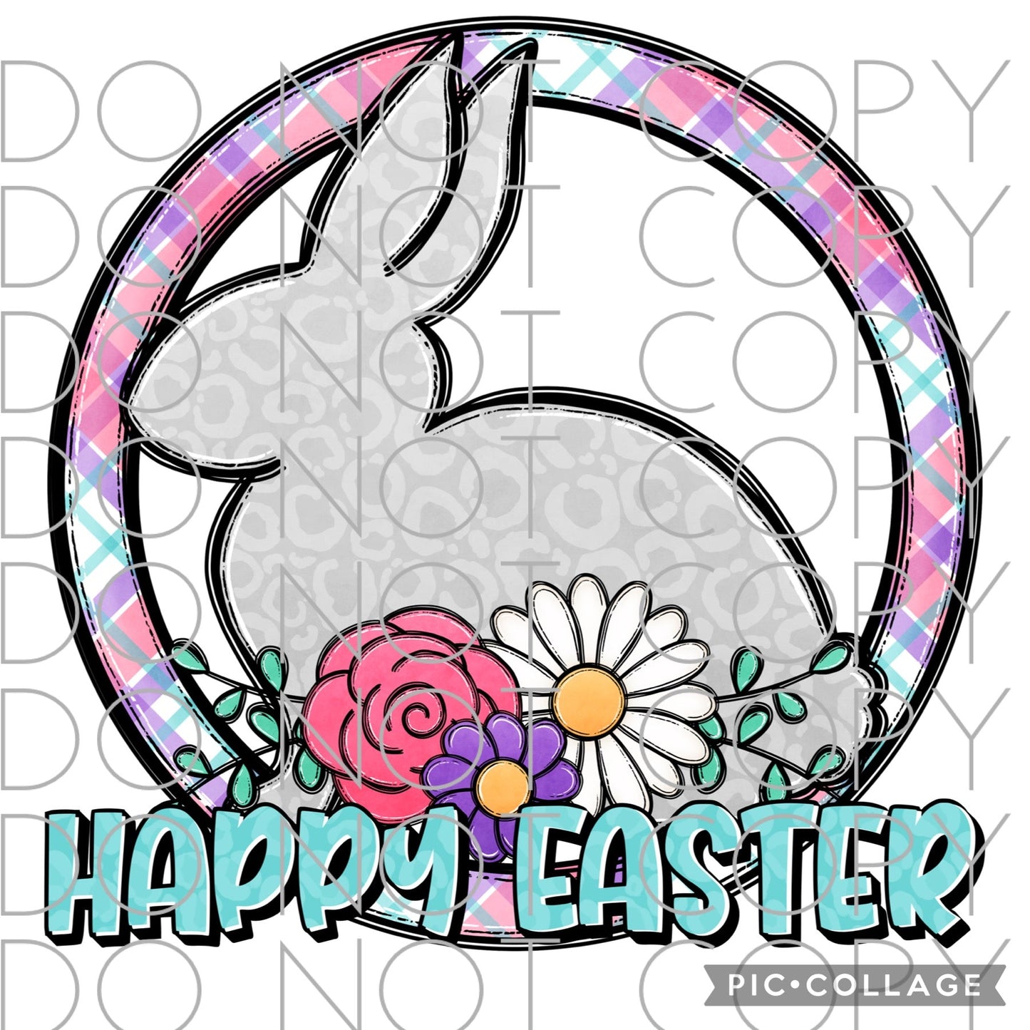Happy Easter bunny wreath (Direct To Film)