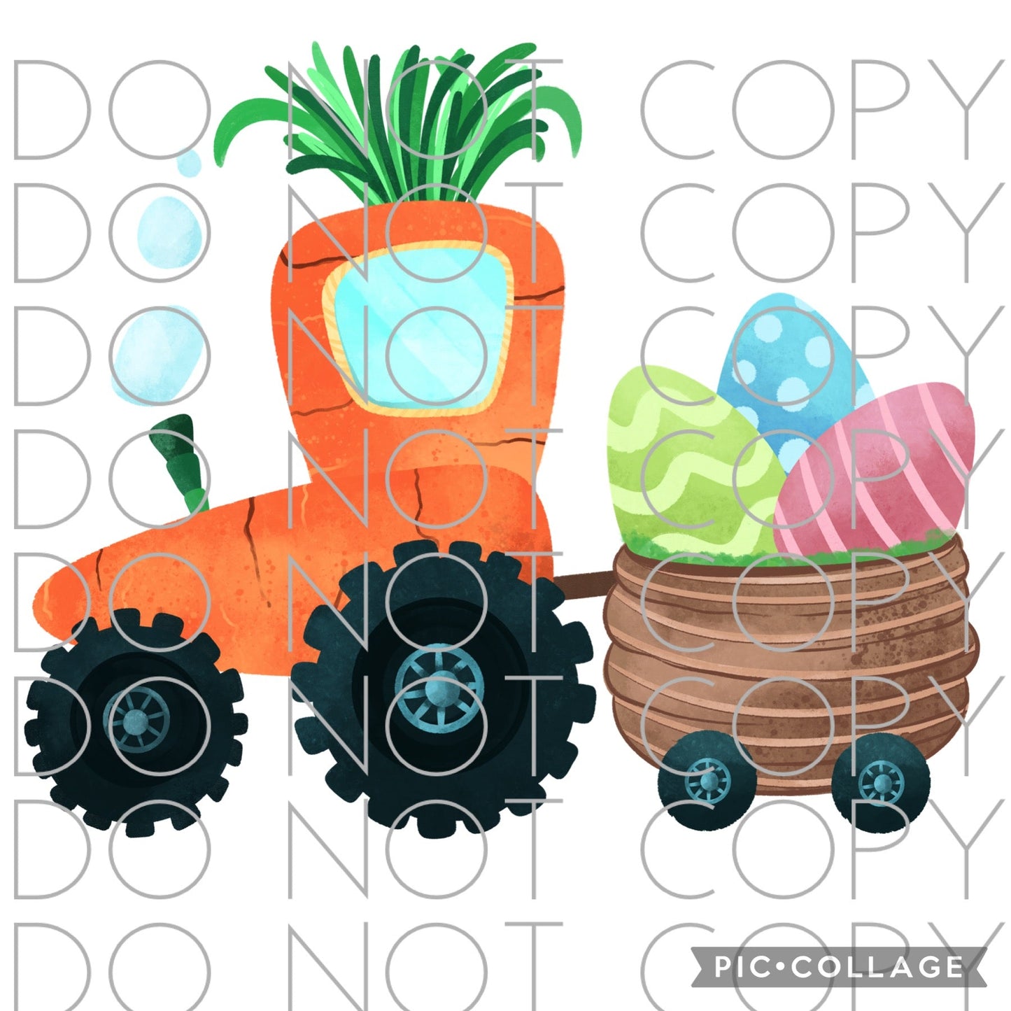 Carrot Tractor with Trailer of Eggs (Direct To Film)
