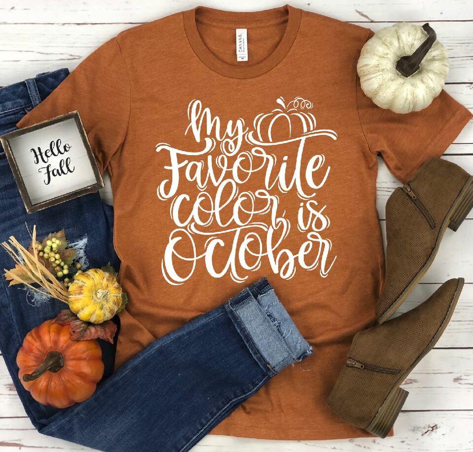 My Favorite Color is October Single Color (Adult)
