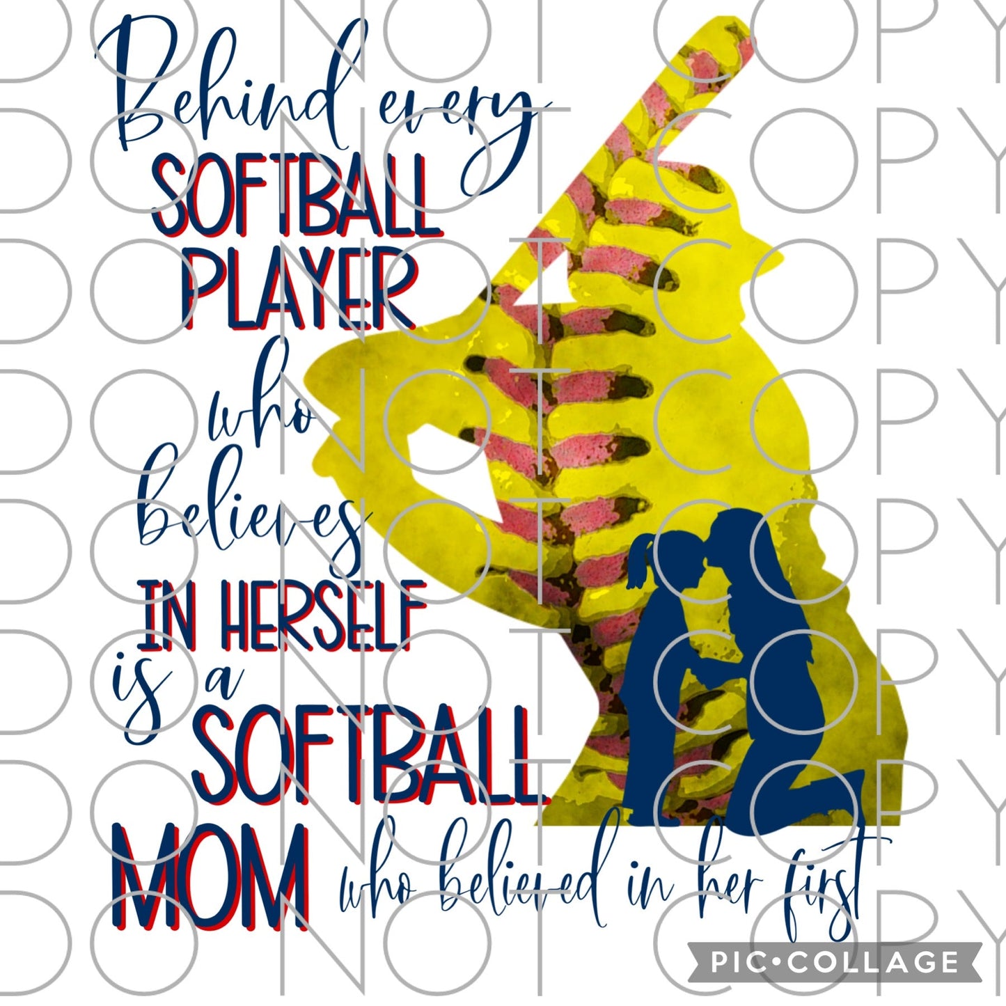 Behind Every Softball Player Single Color (Adult)