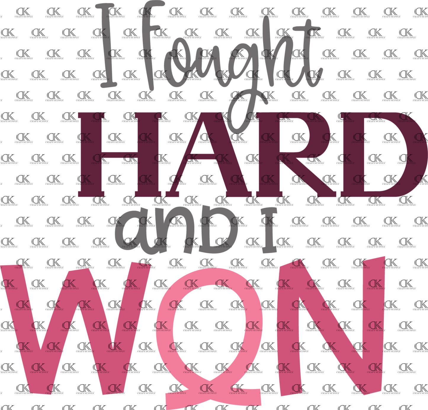 I fought hard and won (Direct To Film)