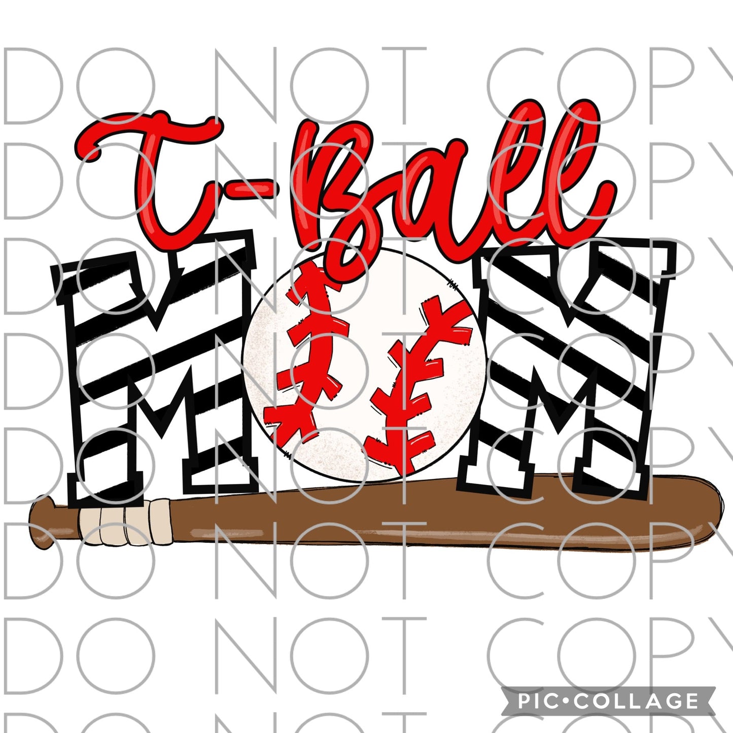 T-ball Mom Full Color (Adult)