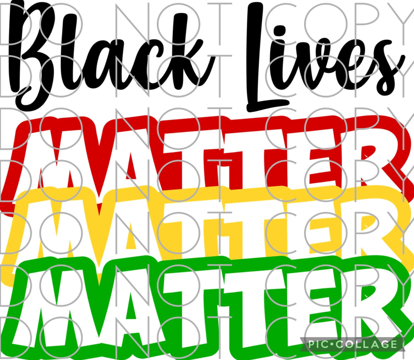 Black Lives Matter Matter Matter (Direct To Film)
