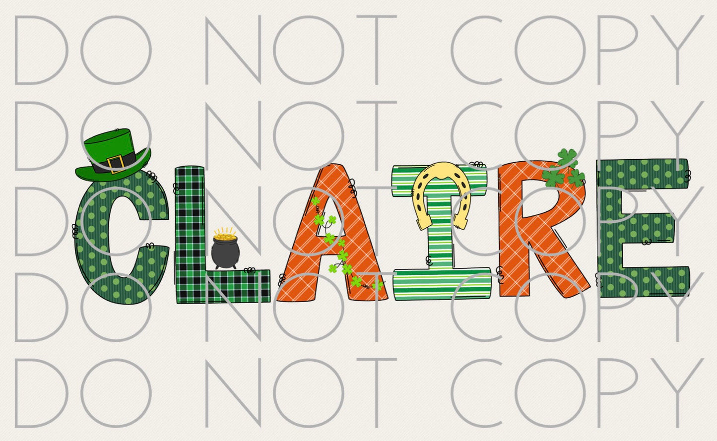 St Patrick’s Day Doodle Name(Direct To Film)