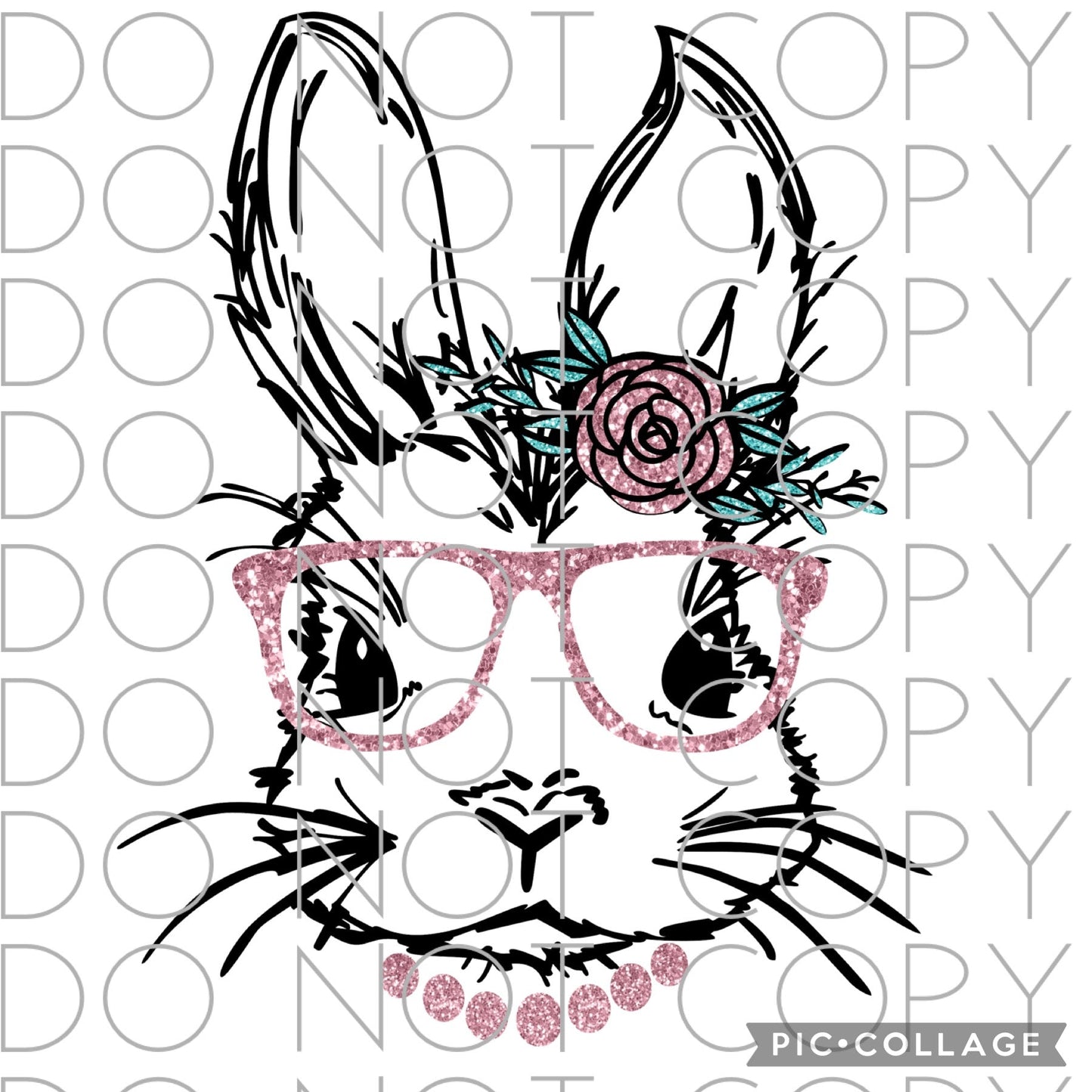 Fancy Girl Bunny with Glasses (Direct To Film)