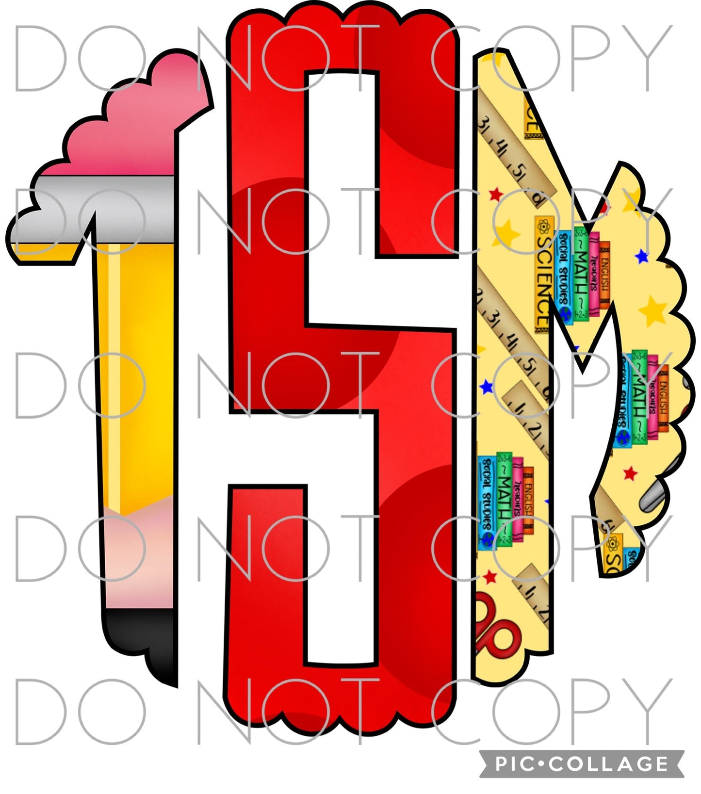 Teacher Monogram(Sublimation)