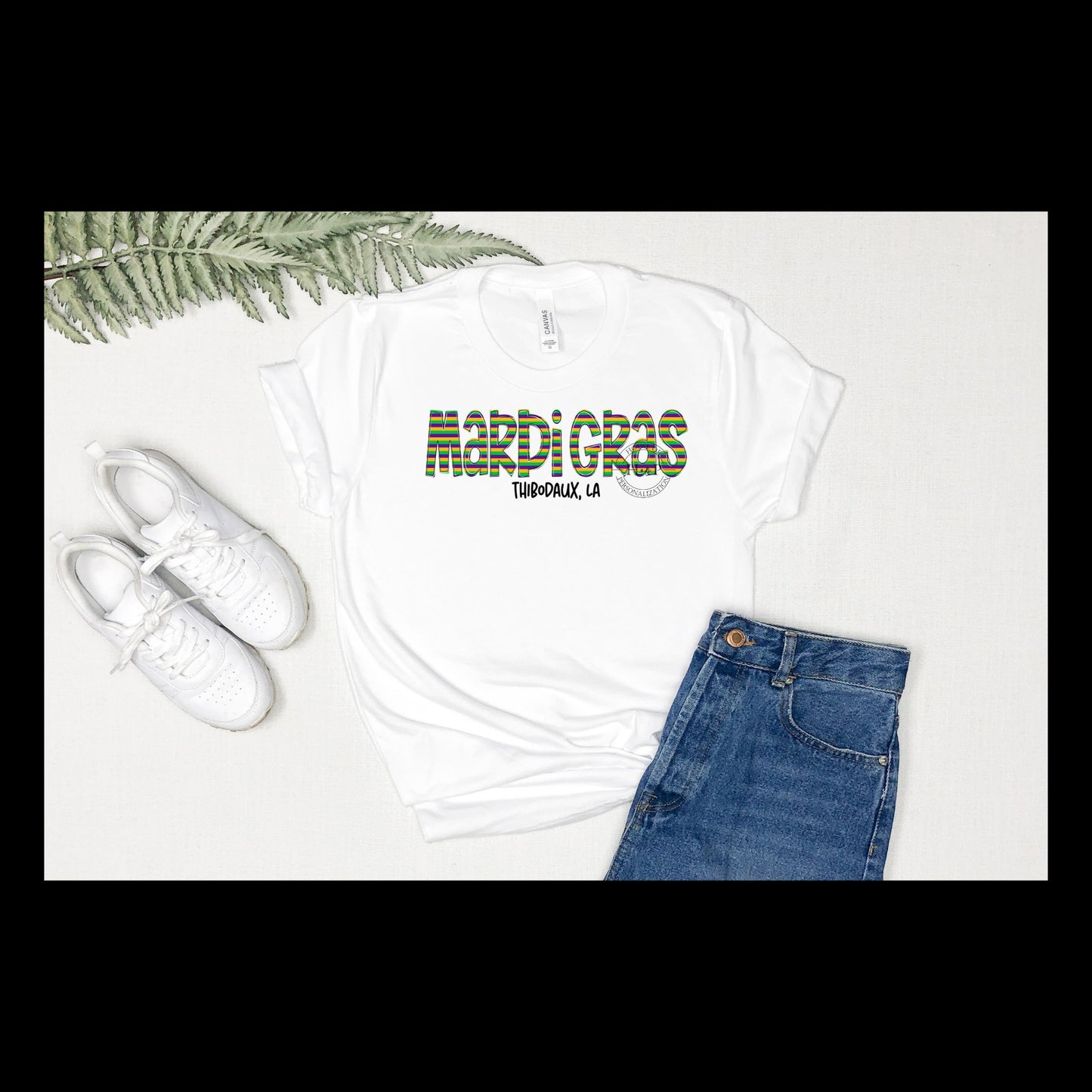 Mardi Gras Thibodaux, LA DTF Transfer