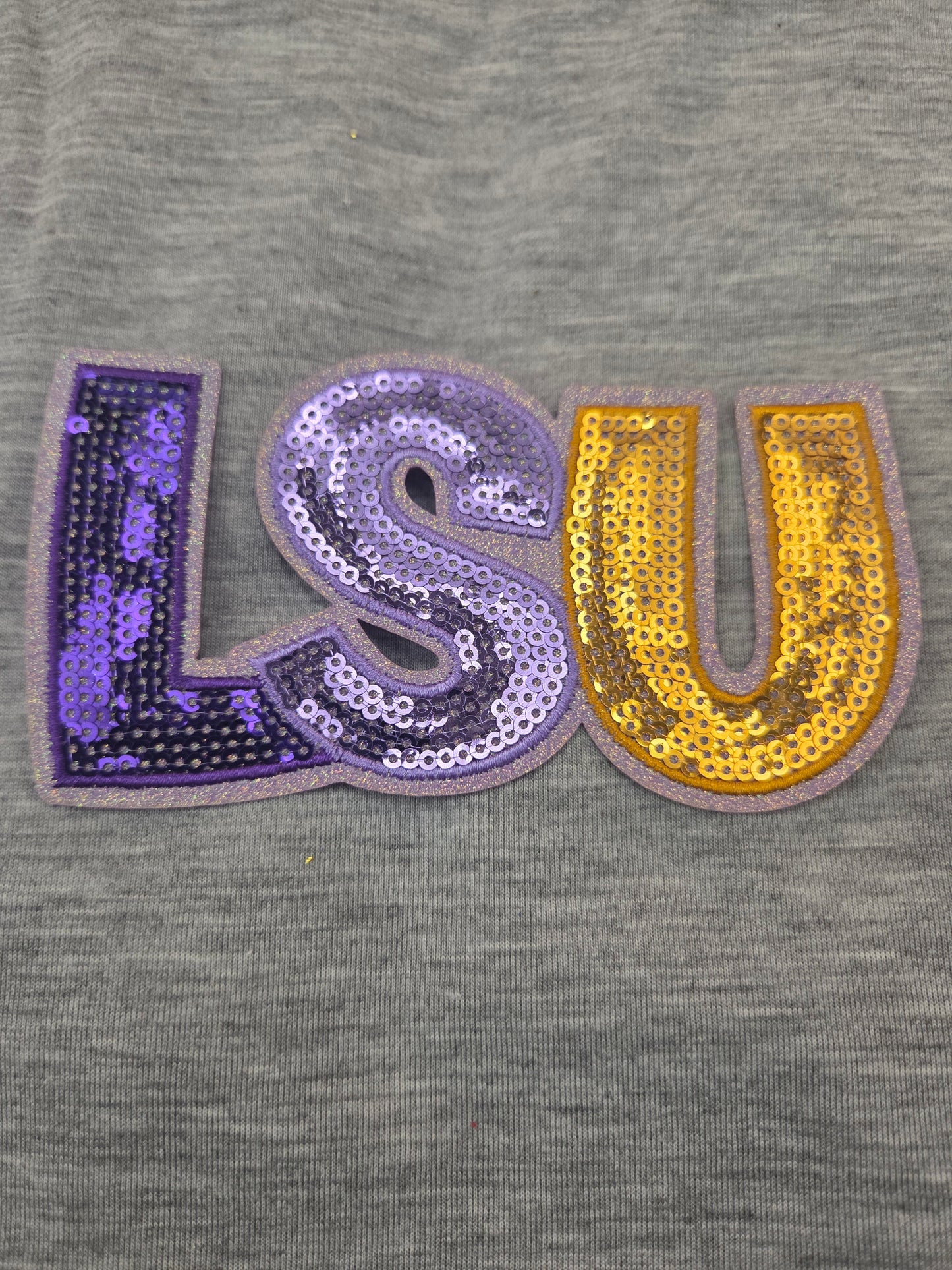 LSU Sequin Patch