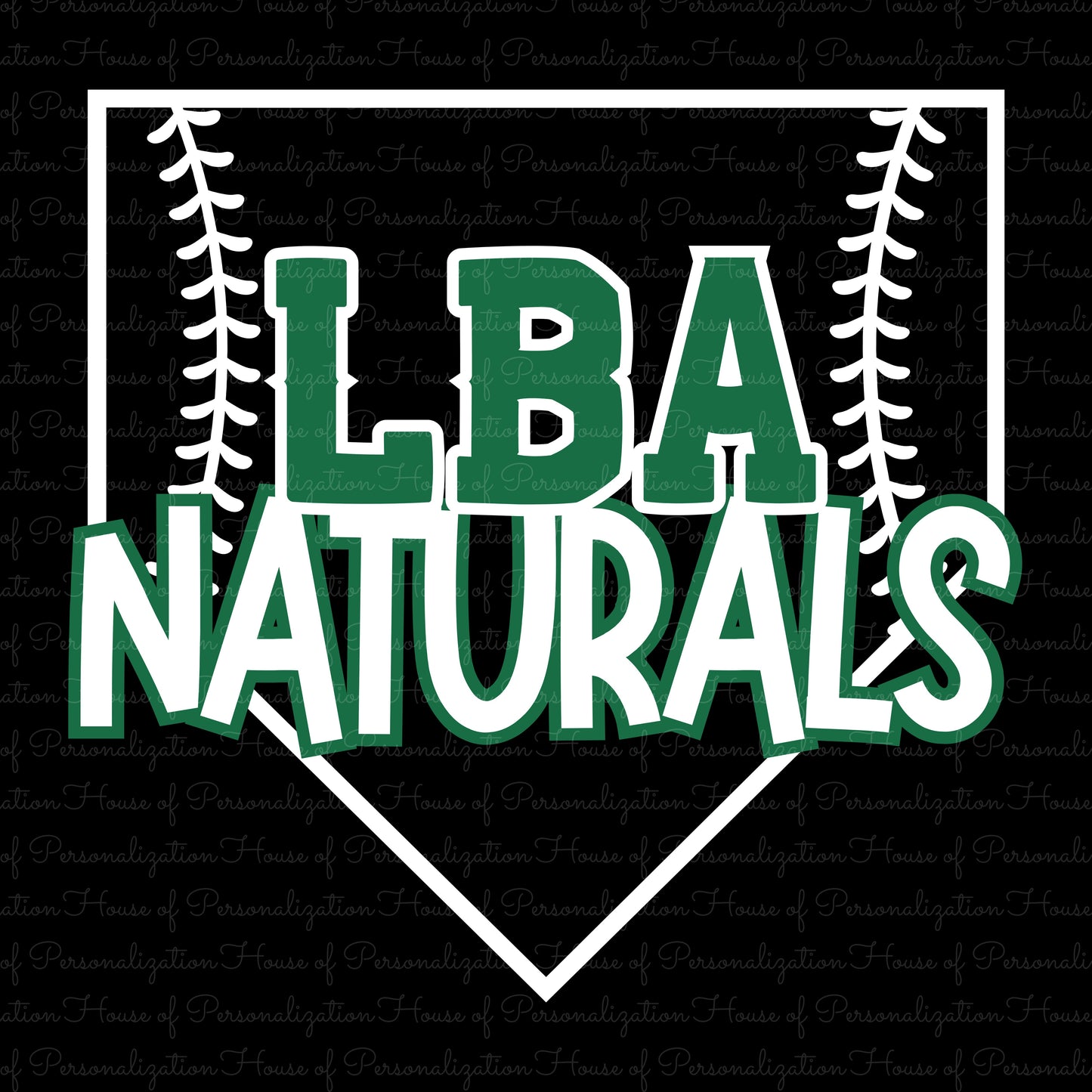 LBA Naturals Green Plate (Direct To Film)