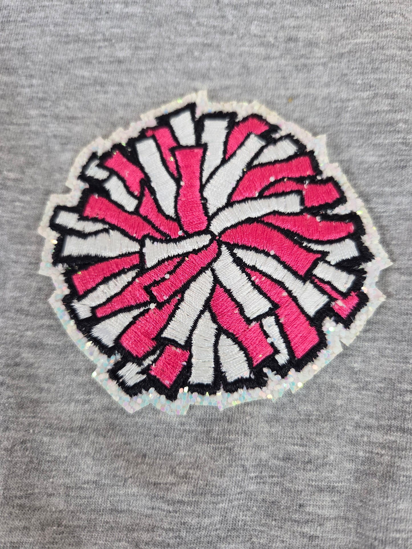 Embroidered Pom Patch
