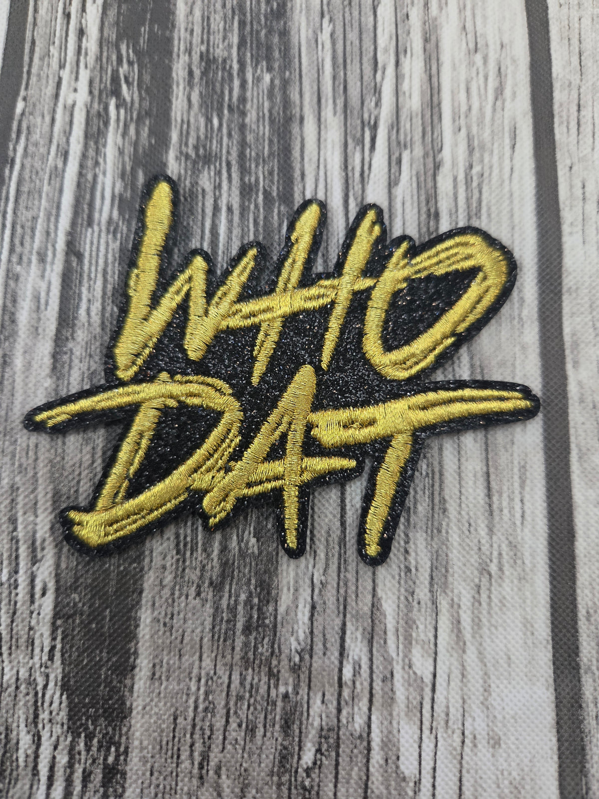 Who Dat Embroidered Patch
