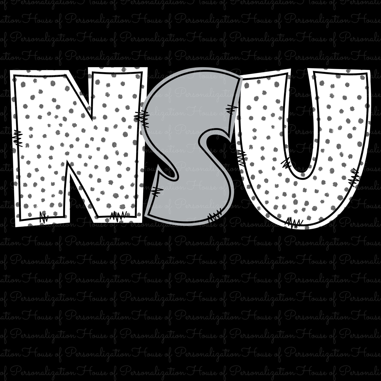 NSU Doodle Letters (Direct To Film)
