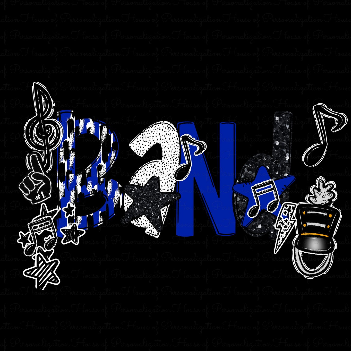 Band Doodle (Blue) (Direct To Film)