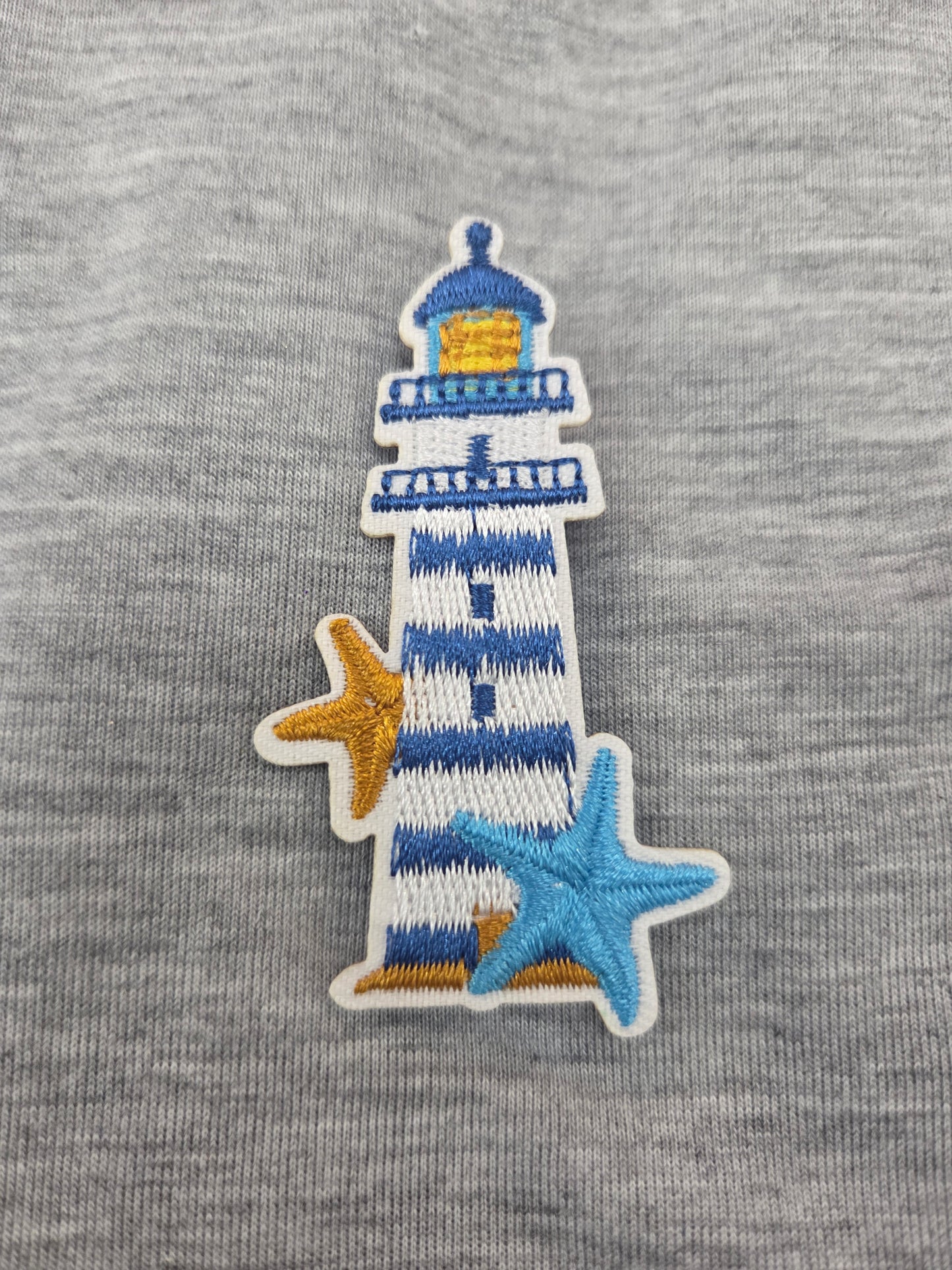 Embroidered Light House Patch