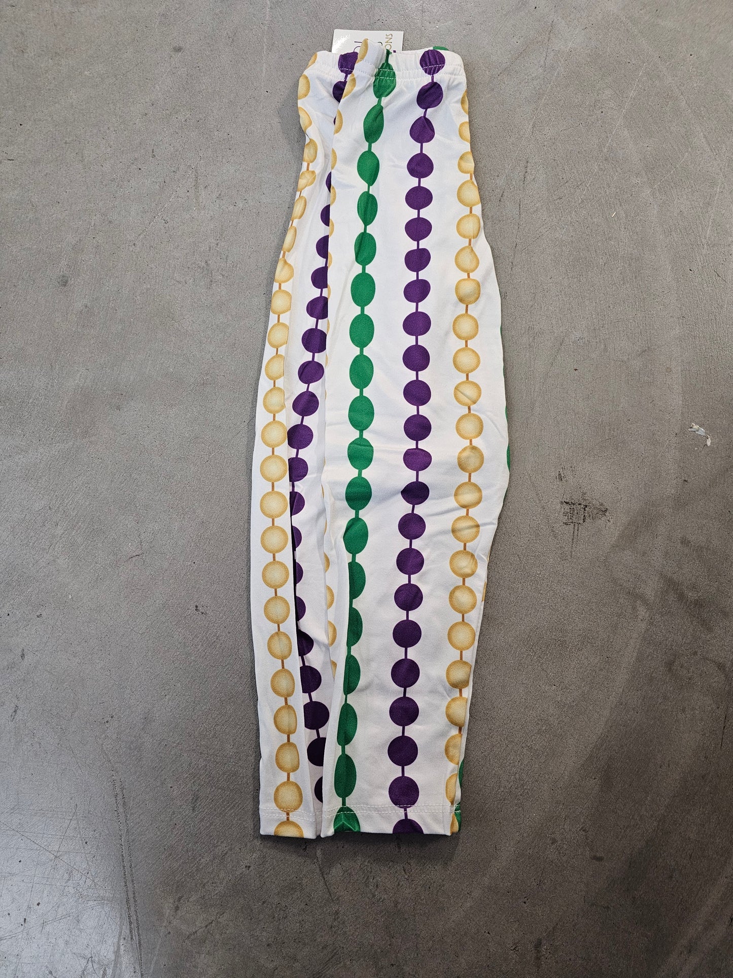 Mardi Gras Bead Leggings (Youth)
