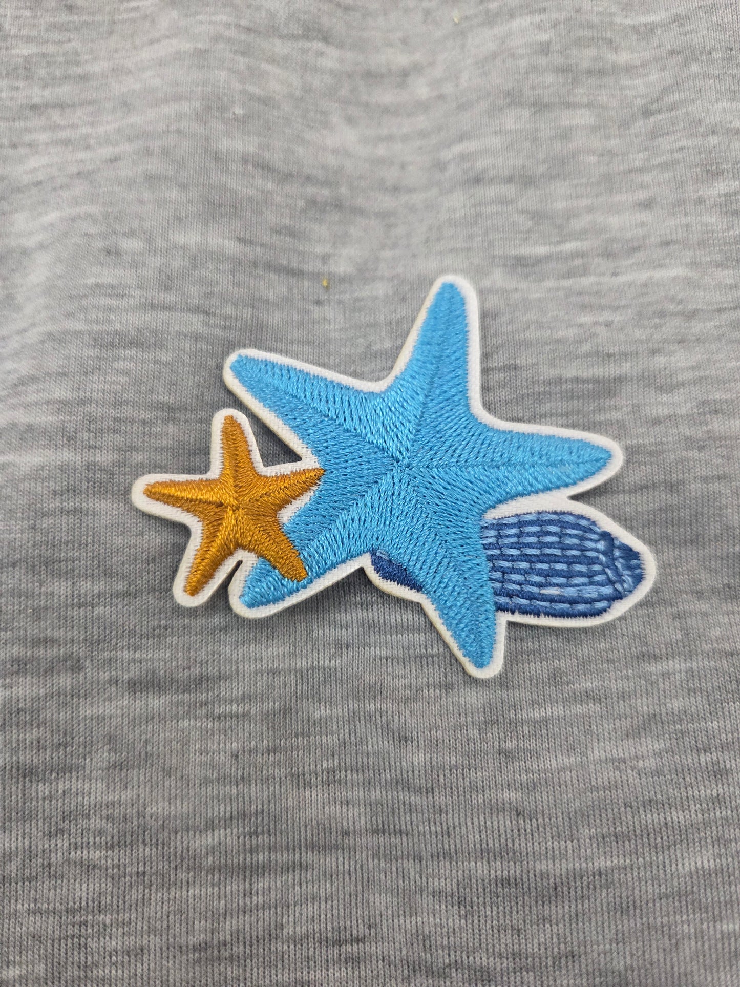 Embroidered Star Fish Patch