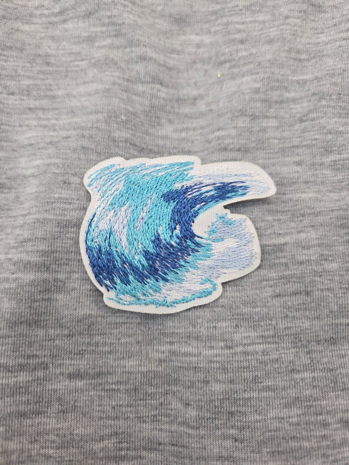 Embroidered Beach Waves Patch