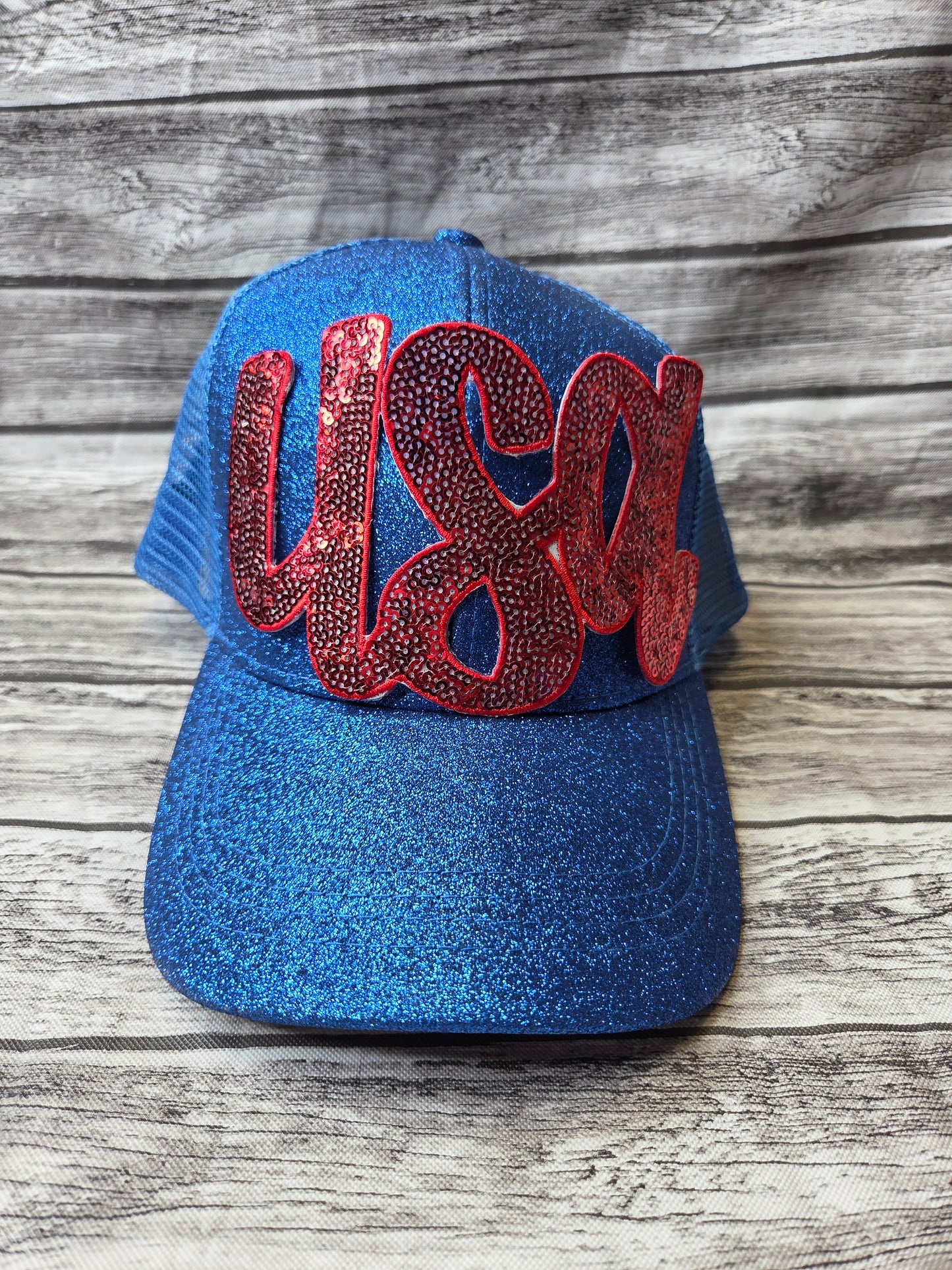 USA Sequin Patch