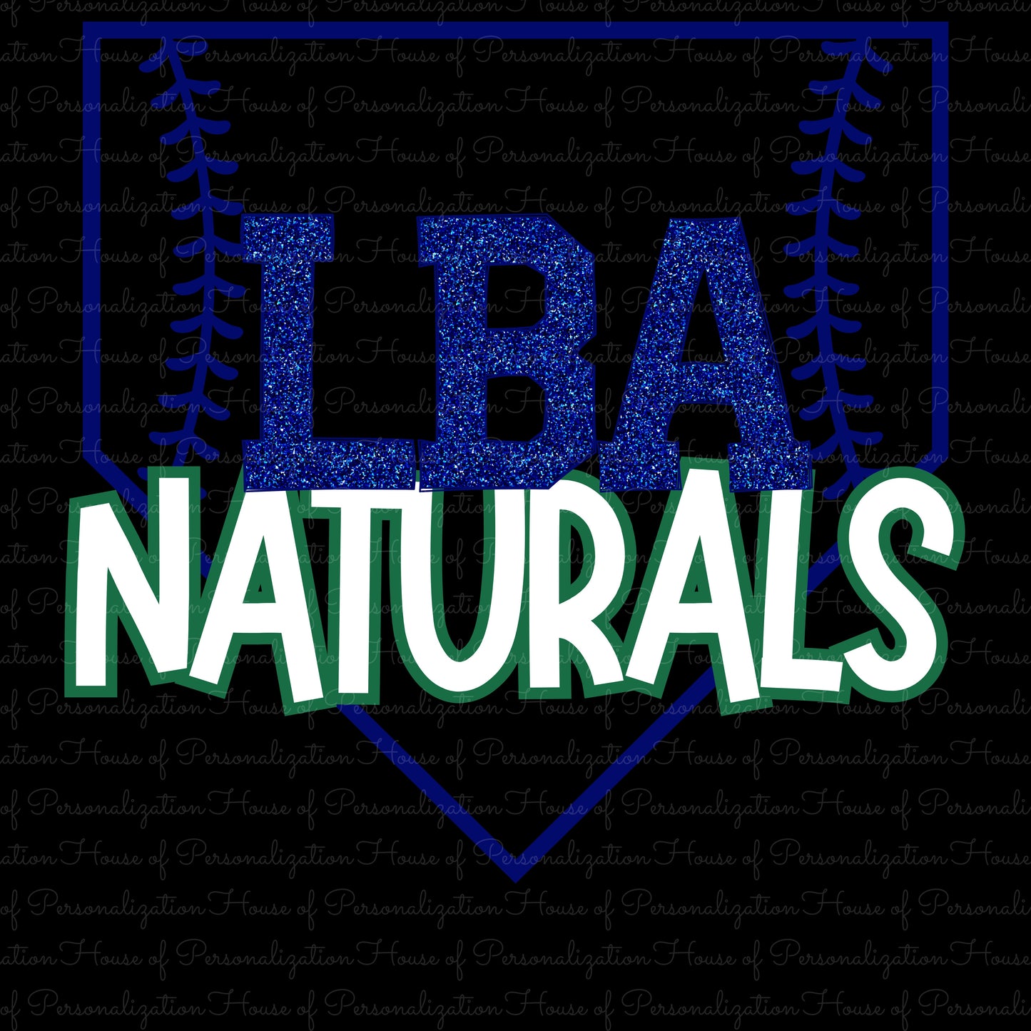 LBA Glitter Naturals White (Direct To Film)