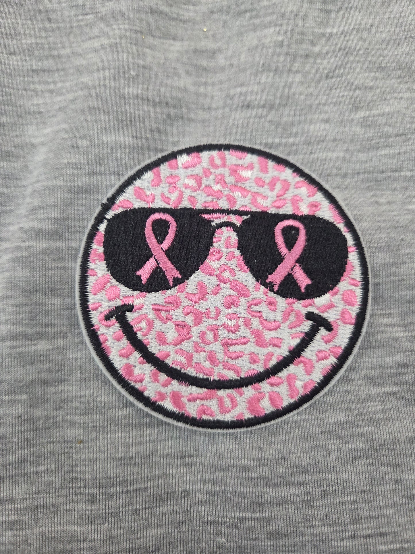 Awareness Smiley Embroidered Patch