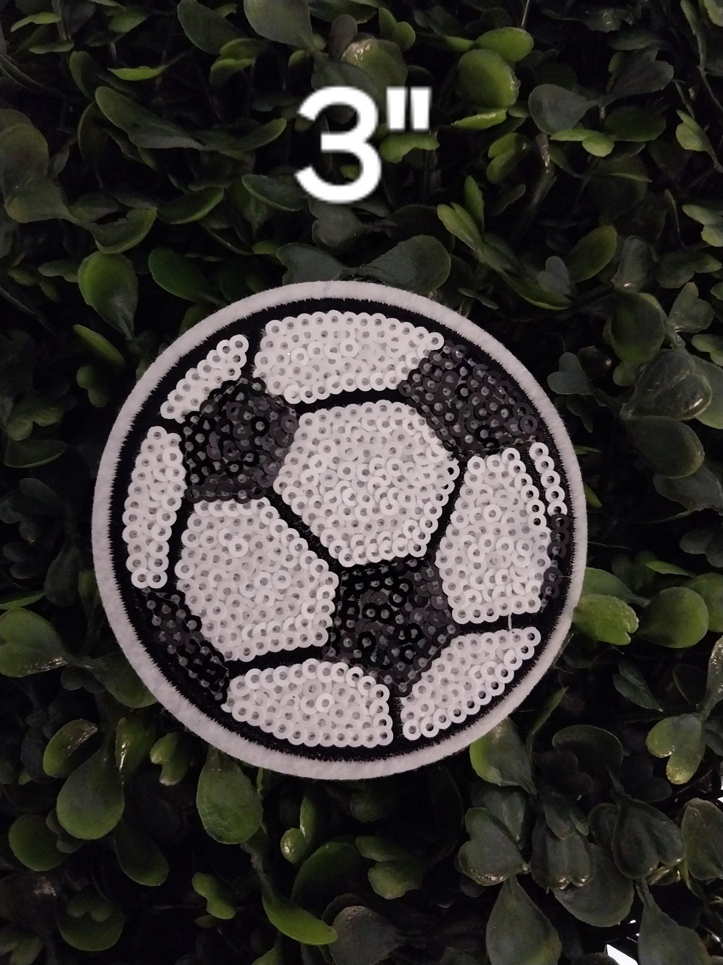 Soccer Sequin Patch