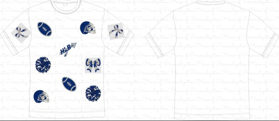 HLB BOWTIFUL GAMEDAY SEQUIN TEE