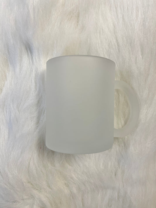 11oz Sublimation Frosted Glass Coffee Mug