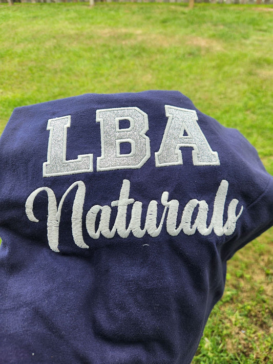Collegiate Glitter Appliqué Sweatshirt