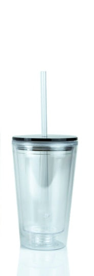 Classic Acrylic Glitter Snow Globe Tumbler