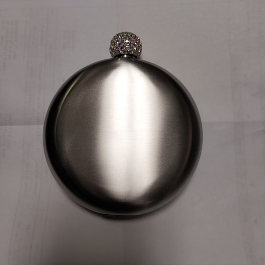 8 oz Stainless Diamond Flask