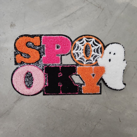 Spooky Ghost Chenille Patch