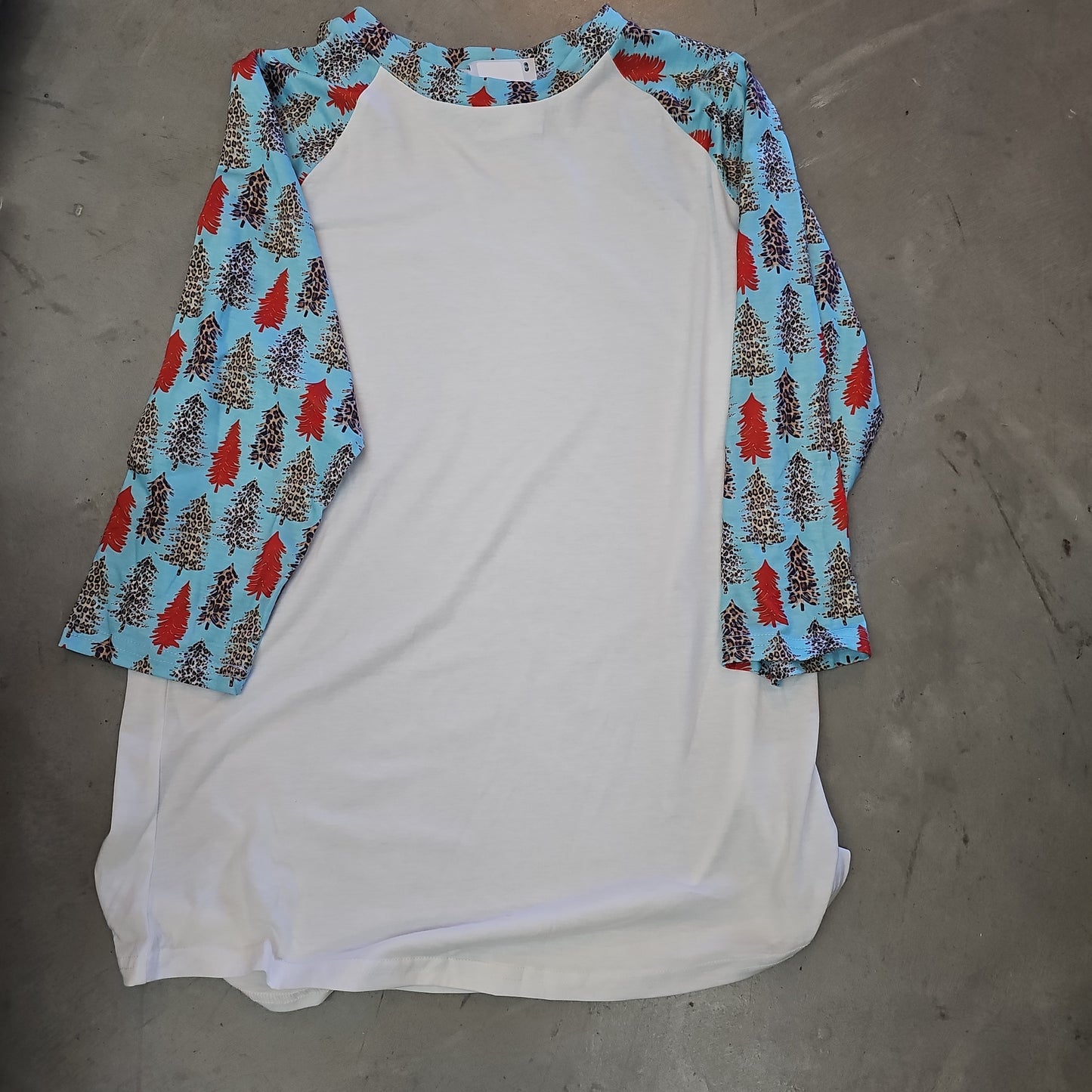 Fierce Forest Blue Raglan