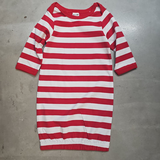 Layette Red/White Stripe