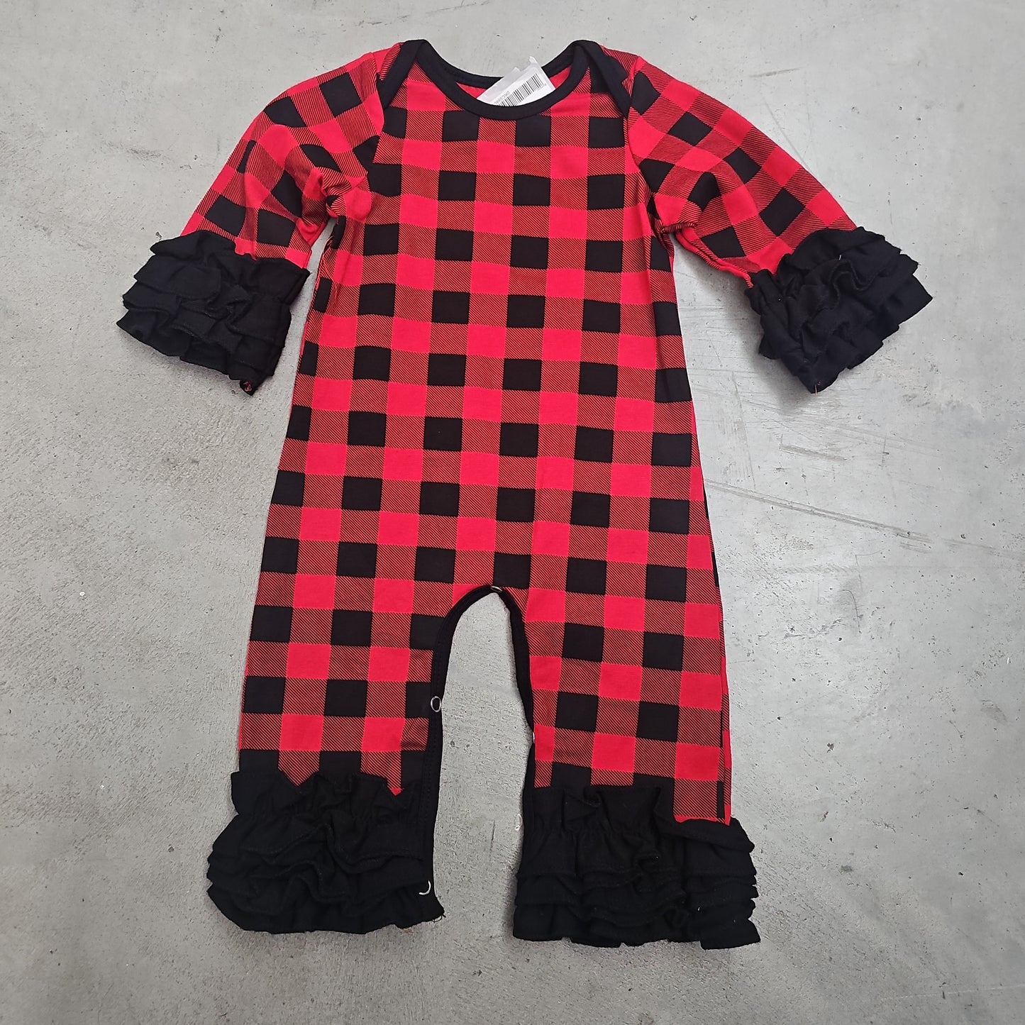Buffalo Plaid Romper