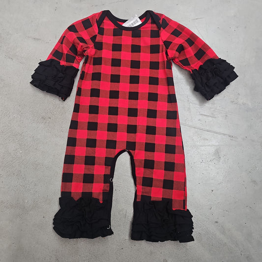 Buffalo Plaid Romper