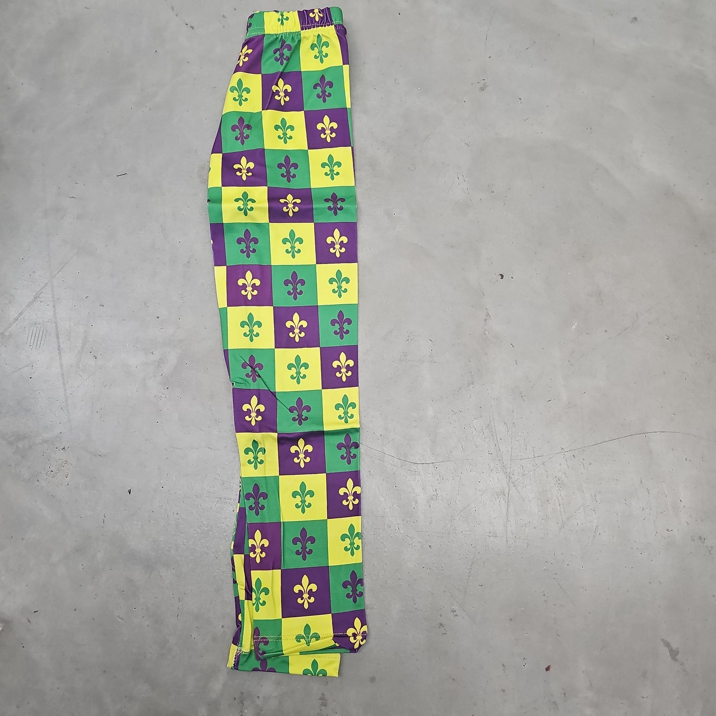 Mardi Gras Leggings FDL Block
