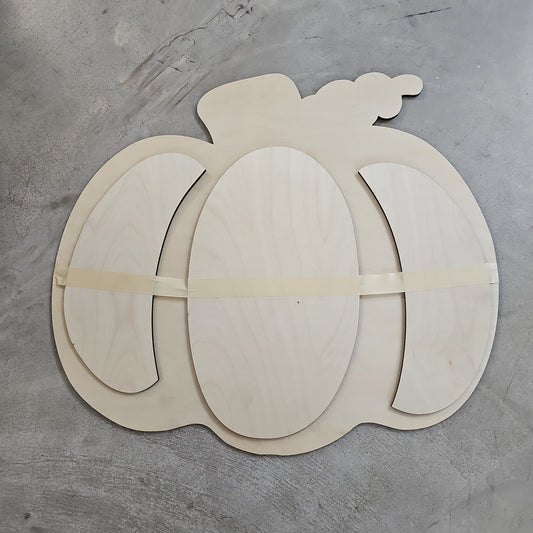 4 Piece Double Layer Pumpkin