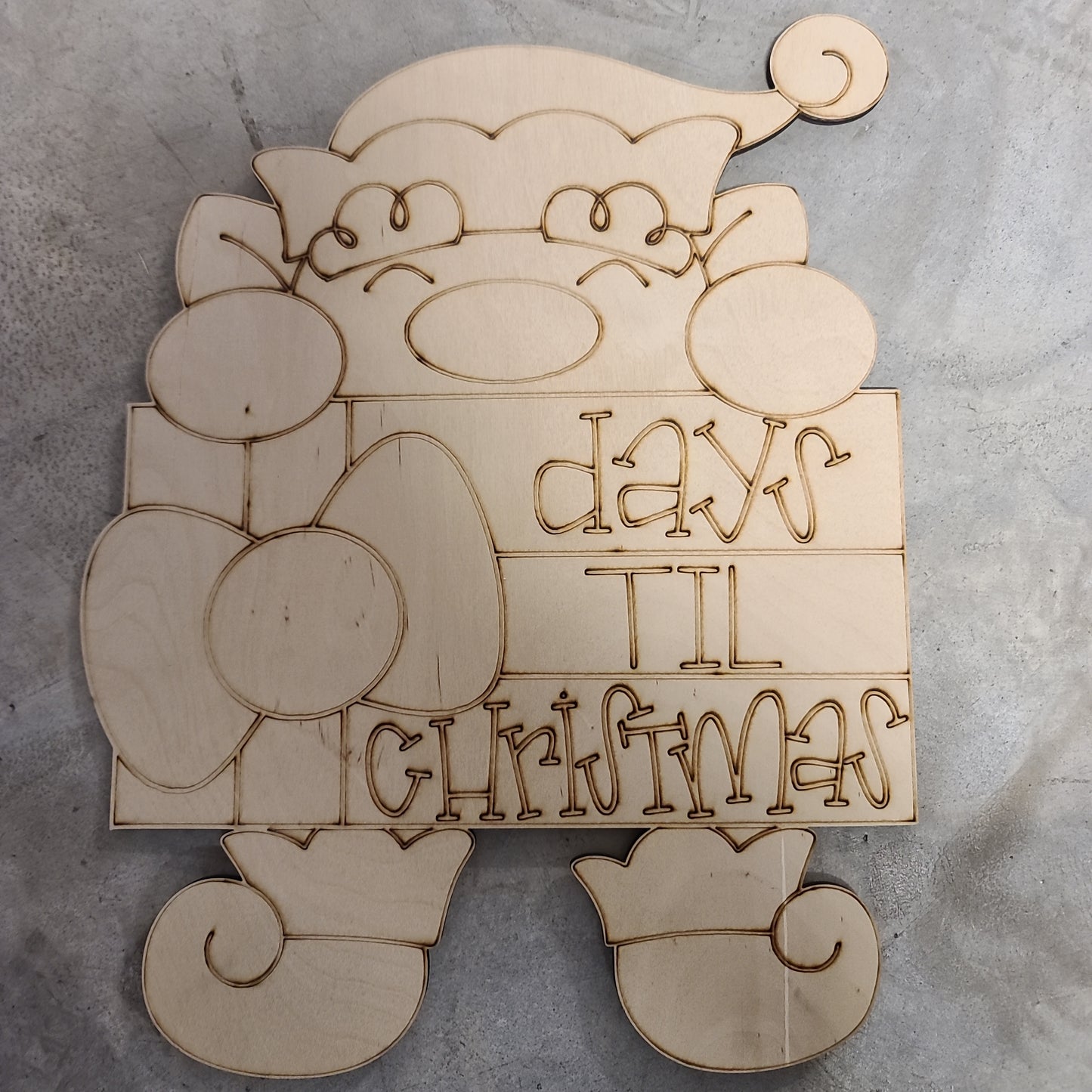 Elf with Present Countdown