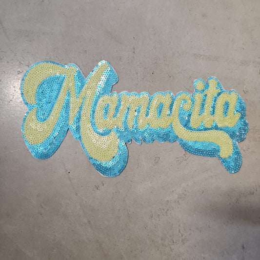 Mamacita Sequin Chenille Patch