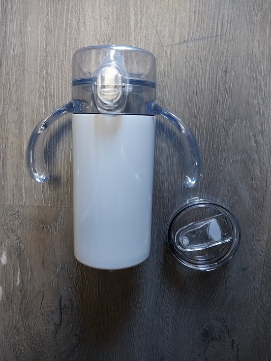 12oz Sublimation Sippy Duo Tumbler