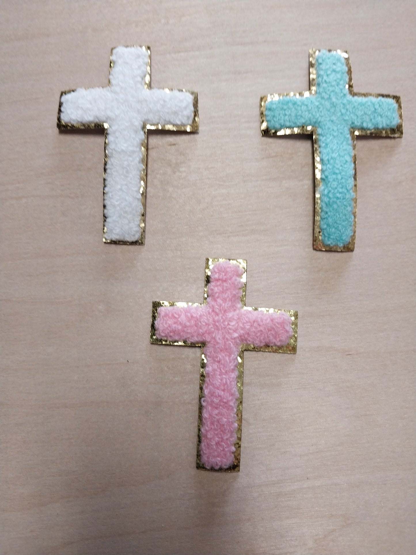 Cross Chenille Patch