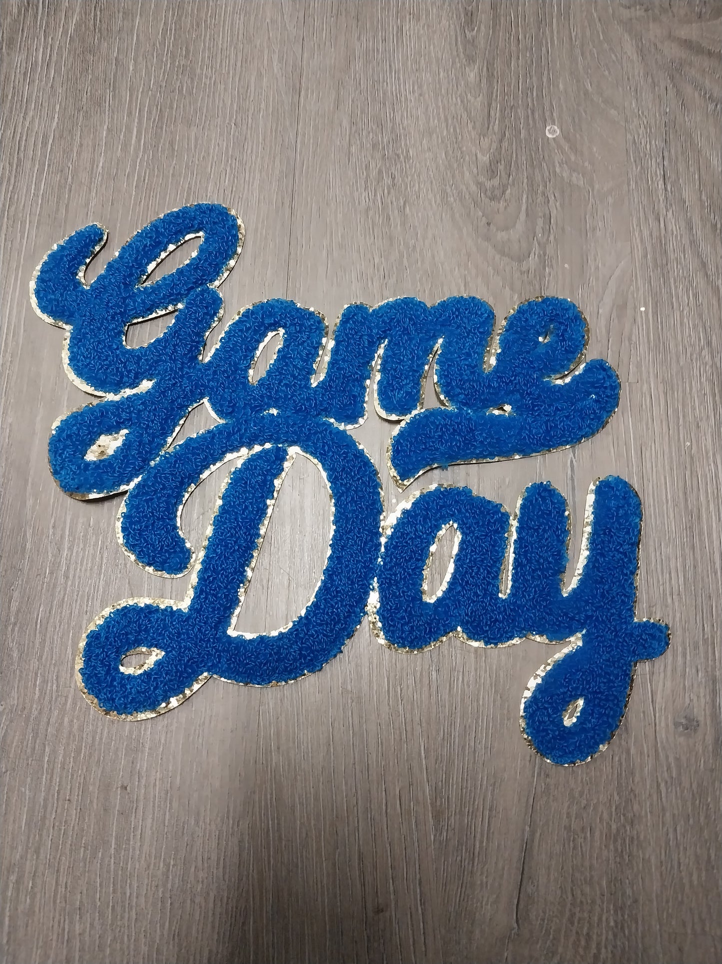 Game Day Word Chenille Patch